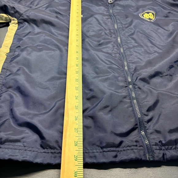 Vintage Adidas Notre Dame Fighting Irish WindBreaker Jacket Men's Sz L - Picture 8 of 14